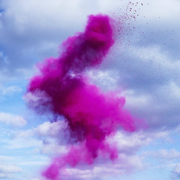 Rob and Nick Carter, Paint Pigment Photograph, Cobalt Violet, 2012