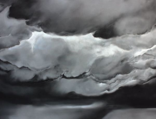 Ashley Oubre, Untitled (Large Clouds), 2019