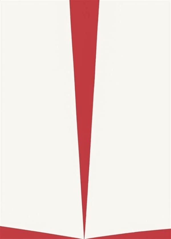 Carmen Herrera - Untitled. Red and White, 2011