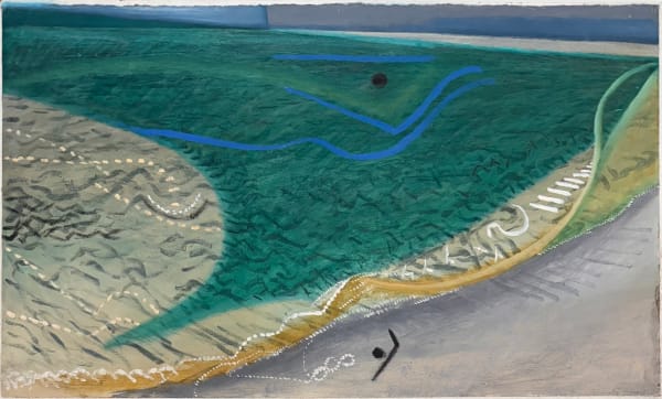 Maybelle Stamper, Untitled Seascape, Circa 1940s