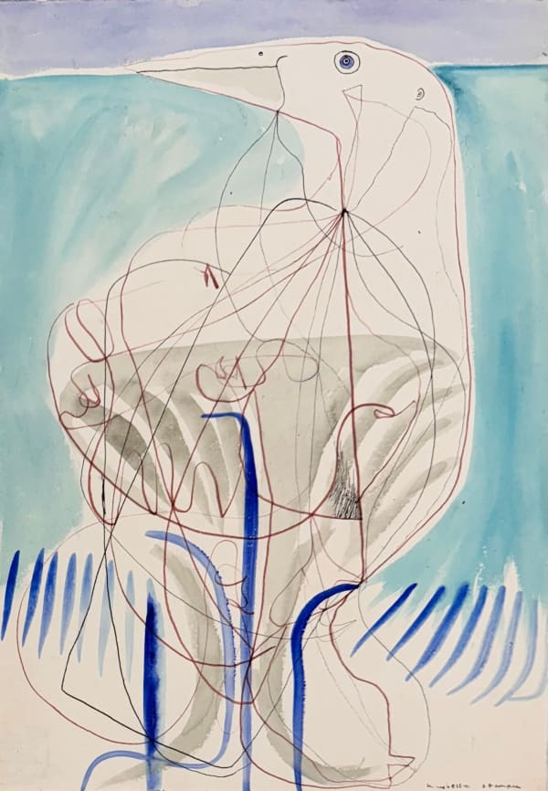 Maybelle Stamper, Untitled (Bird) , Circa 1940s