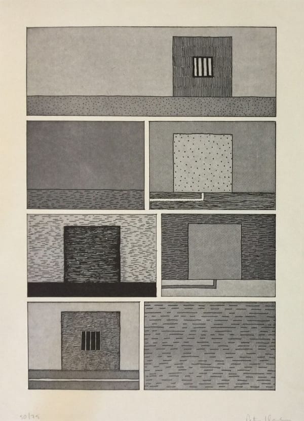 Peter Halley, Untitled (from the BAM III Portfolio), 1991