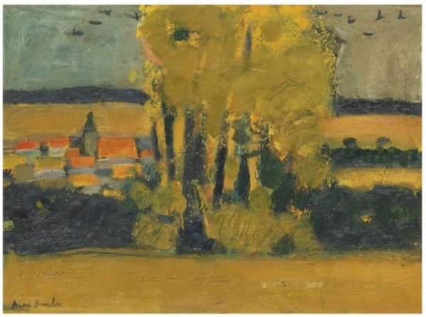 Andre Brasilier - Village de l’aisle en automne, 1956