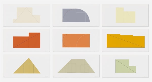 Robert Mangold, Multiple Panel Paintings, suite, 1992