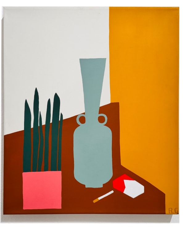 Rosie Gilligan - Jug, Ciggi and the Houseplant, 2018