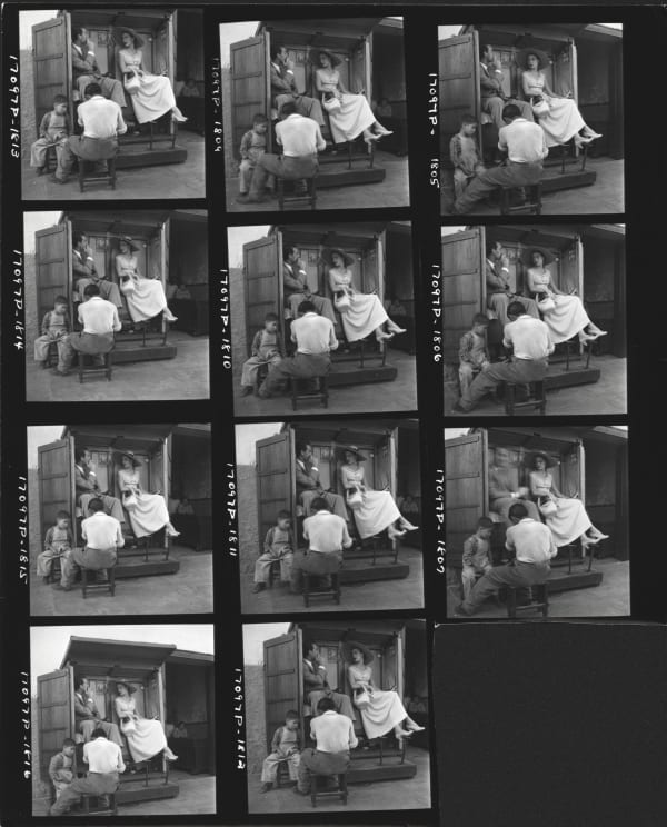 Irving Penn, Jean Patchet in Lima, Peru, Jan. 6,1949