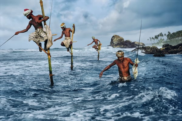 Steve McCurry, Fishermen at Weligama, Sri Lanka, 1995