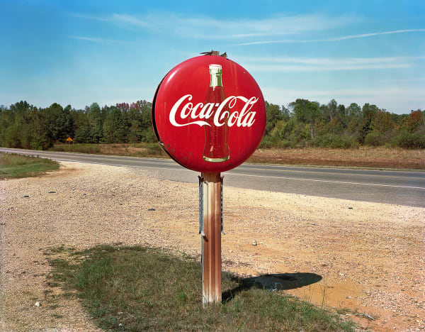 Jim Dow, Coca-Cola Sign, US 72, Burnsville, MS, 1978