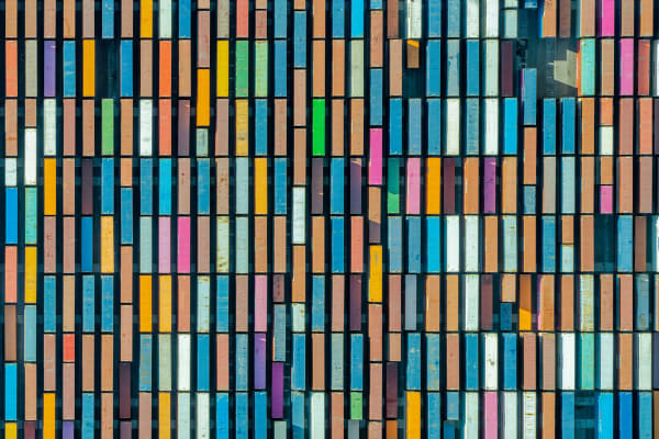 Jeffrey Milstein, Long Beach, Container Port #65, 2025