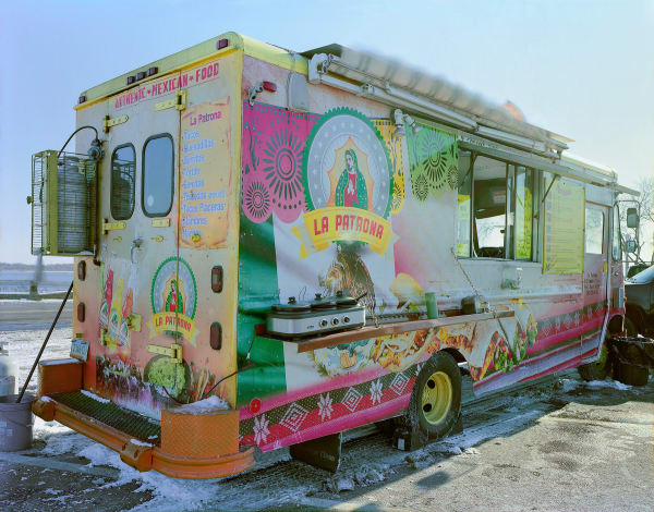 Jim Dow, Taco Truck La Patrona, Long Wharf, New Haven, CT, 2015