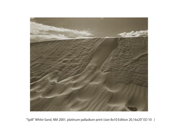 Koichiro Kurita, Spill, White Sands, New Mexico, 2001