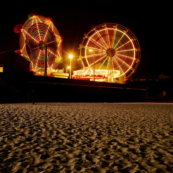 Jeff Brouws, Boardwalk & Sand, Santa Cruz, California, 1994