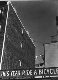 Ralph Steiner, This Year Ride a Bicycle, 1924