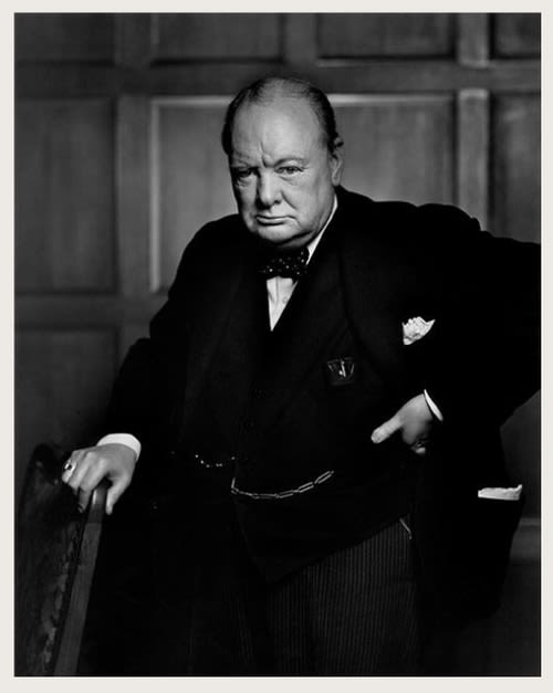 Yousuf Karsh, Winston Churchill, 1941/1980s
