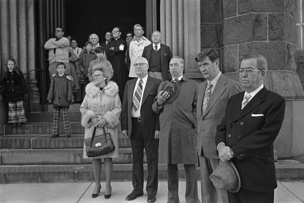 Constantine Manos, VFW, Memorial Mass at St. Peter and Paul Church, South Boston, Massachusetts, 1976