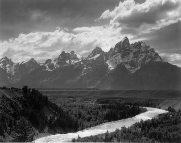 Ansel Adams, Grand Tetons, Tetons National Park, 1942