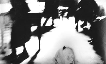 Mario Giacomelli, The Death Series 99 (woman's head appears to float in foregrnd), 1966