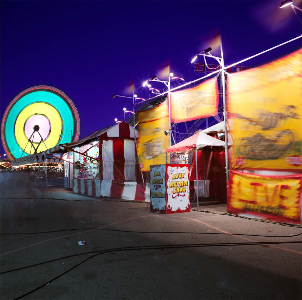 Jeff Brouws, Inside the Live Reptile Tent, Ventura, California, 1987