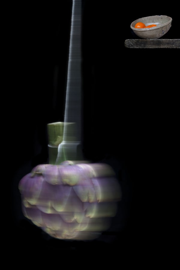 Olivia Parker, Artichoke in Motion, 2010