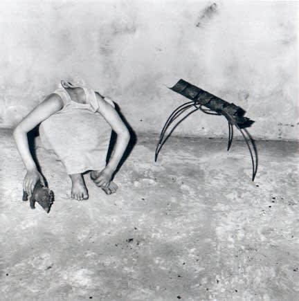 Roger Ballen, Head Inside Shirt, 2001