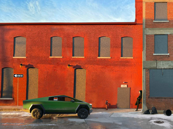 Julie Blackmon, Cybertruck, 2025