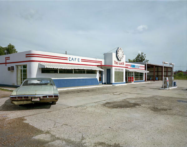 Jim Dow, The Clock Café, US 11, Picayune, MS, 1978