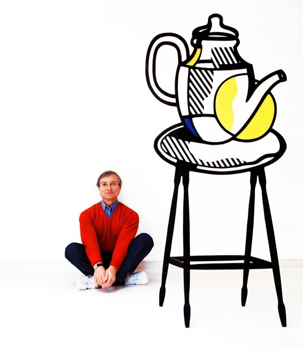 Horst P. Horst, Roy Lichtenstein, New York (Lichtenstein Studio, Southampton), 1977