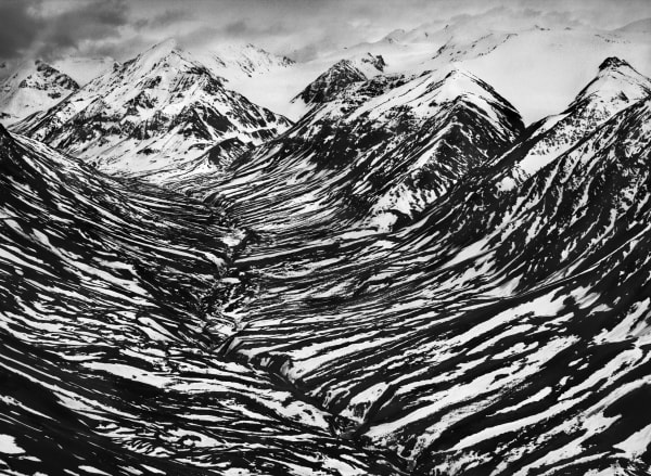 Sebastião Salgado, Bighorn Creek in the western part of the Kluane National Park. Canada, 2011