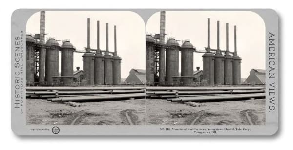 Jeff Brouws, Stereograph 148 (Ohio) from American Industrial Heritage Series: Stereograph Portfolio I, 2015
