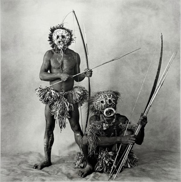 Irving Penn, Two Unggai Warriors, (New Guinea), 1970/1974