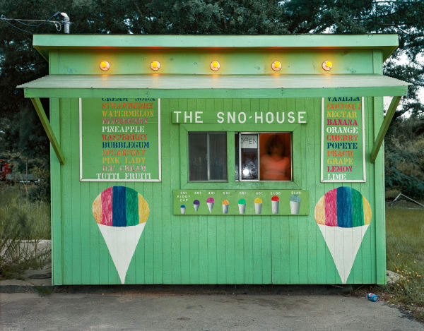 Jim Dow, The Sno-House, US 11, Moselle, MS, 1981