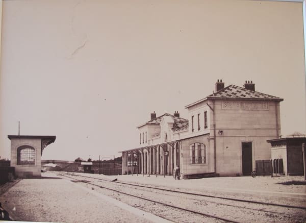 Edouard-Denis Baldus, Staton de Stains. Stains, Pierrefitte, (plate 12), c.1860