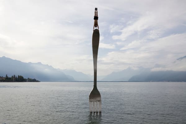 Li Wei, Li Wei Sticks a Fork Into Lake Geneva, 2010