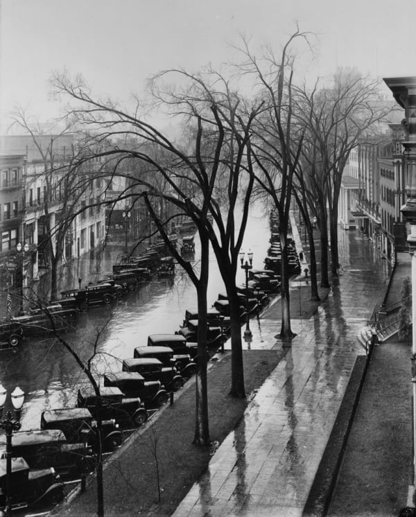 Walker Evans, Main Street Saratoga Springs, New York, 1931