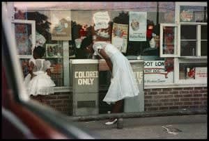 Gordon Parks, Drinking Fountains, Mobile, Alabama (37.015), 1956