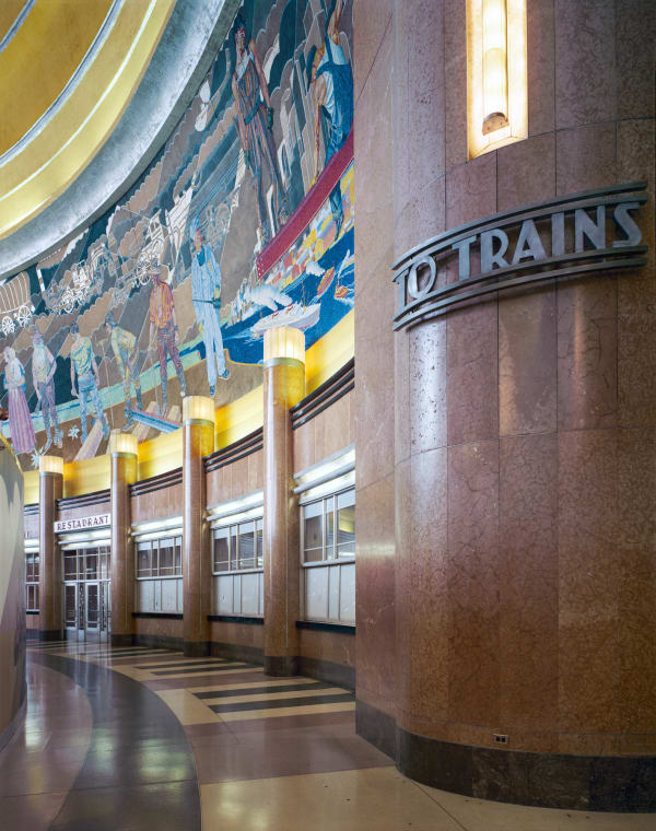 Jim Dow, Union Terminal, “To Trains,” Cincinnati, OH, 1983