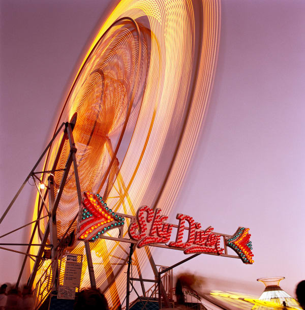 Jeff Brouws, Skydiver (magenta), Santa Maria, California, 1988