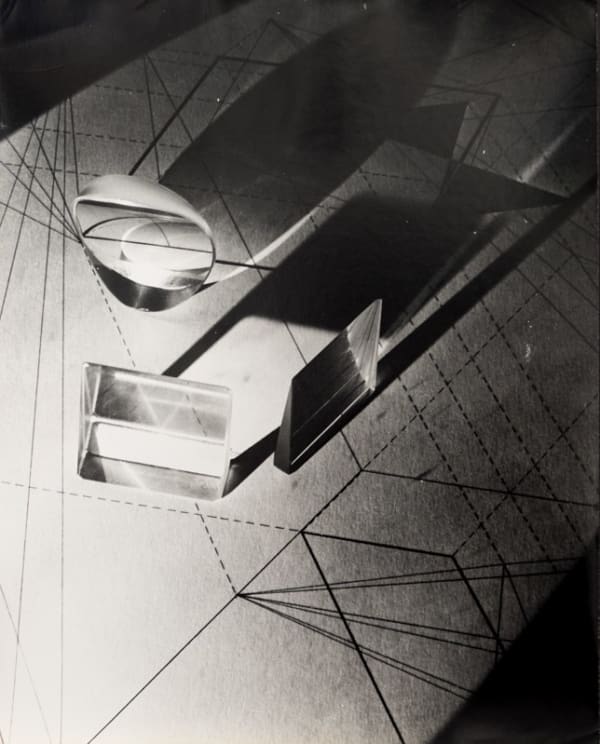 György Kepes, Untitled (Construction with Glass Objects), 1946