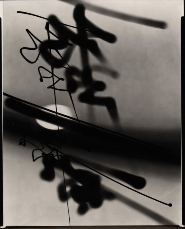 György Kepes, painting with light (photogram), 1948