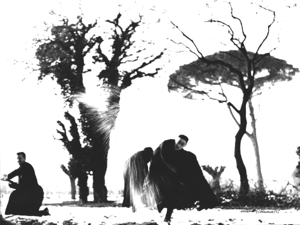 Mario Giacomelli, Pretini(snow throw) There Are No Hands to Caress My Face- Io non ho mani che mi accarezzino il volto, 1961-1963