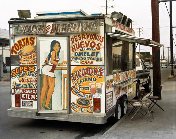 Jim Dow, Taco Truck Tacos Jessica, Commerce, CA, 2009