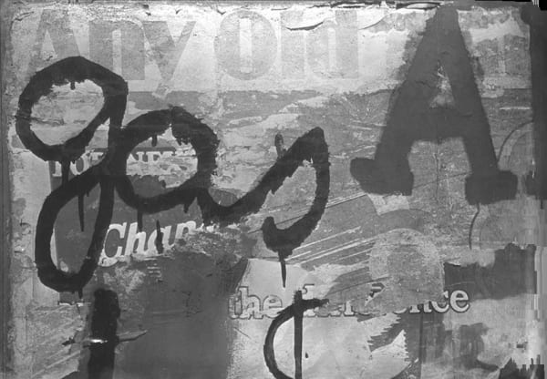 Walker Evans, Roadside Sign (Gas), 1929