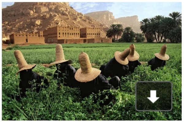 Steve McCurry, YEMEN-10009NF2 Clover Gatherers, 1999/2021