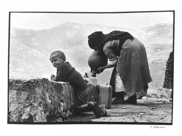Constantine Manos, At the Village Fountain, Olympos, Karpathos, Greece, 1962 - 1963