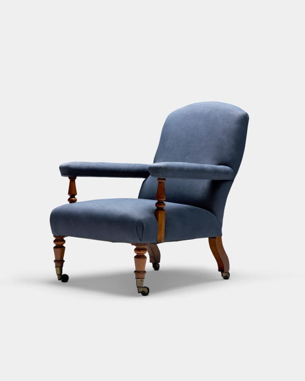 Upholstered Victorian Armchair