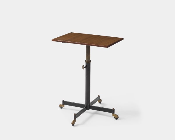 Adjustable Side Table on Wheels