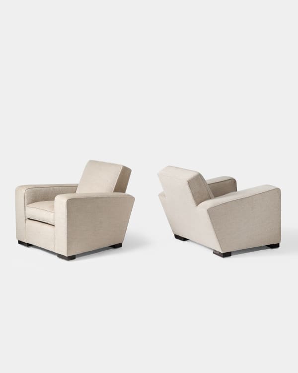 Pair of Club Chairs