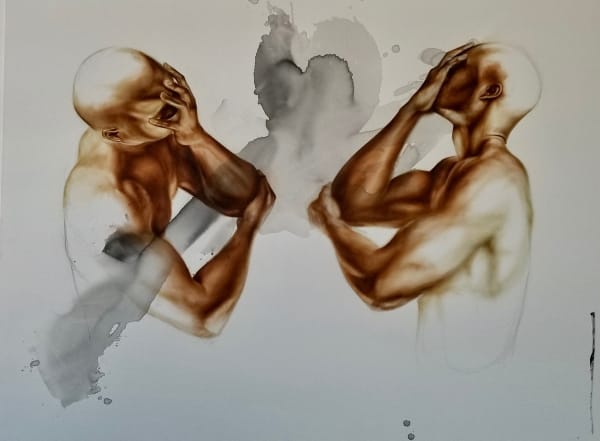 Imo Nse Imeh, Two Angels in Conversation, 2019