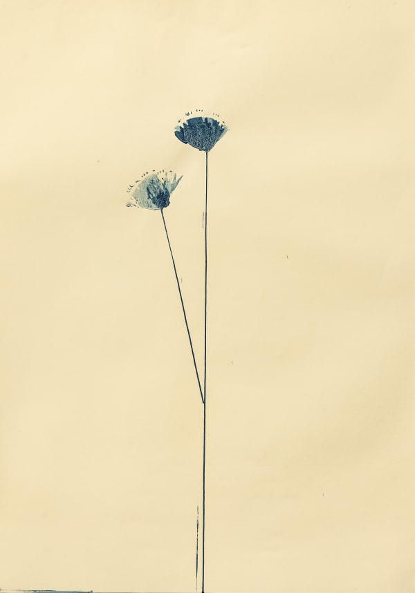 Mireille Gros, Planetary Plant (Blue) II, 2023