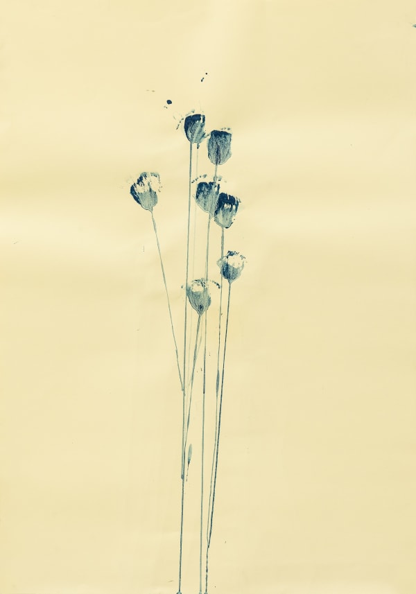 Mireille Gros, Planetary Plant (Blue) VII, 2023